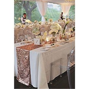 Rose Gold Sequin Table Runner
